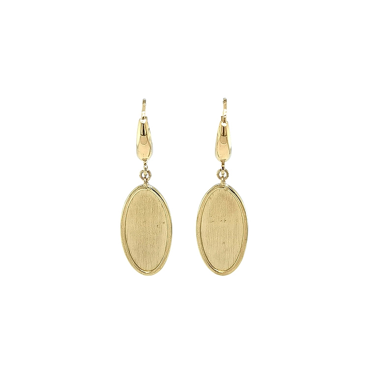 Gold dangle earrings