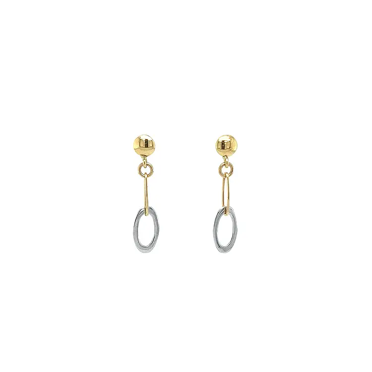 Earrings made of Combination Gold