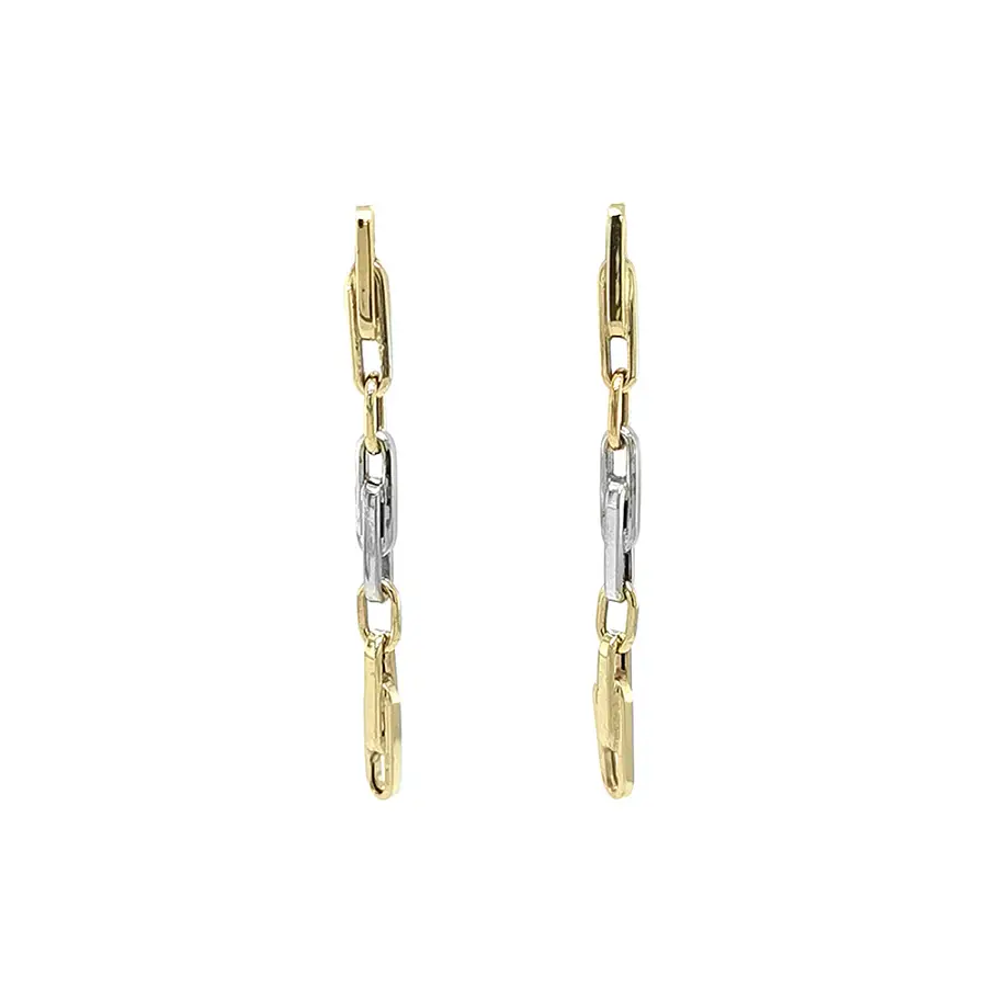 Earrings made of Combination Gold