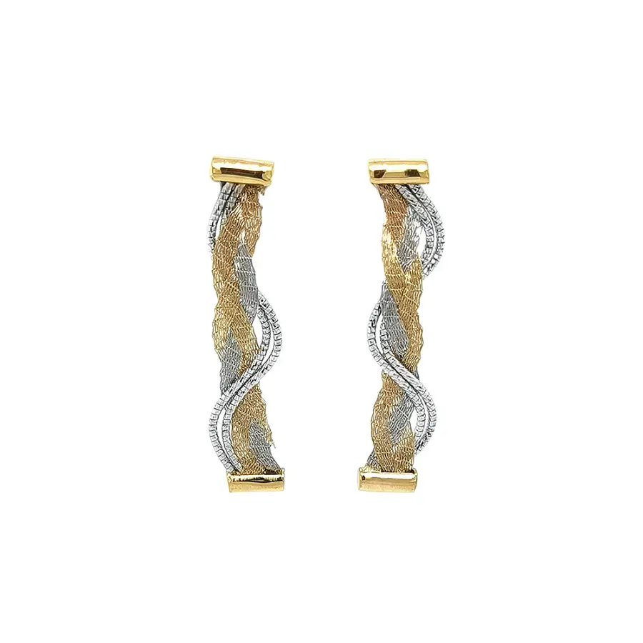 Earrings made of Combination Gold