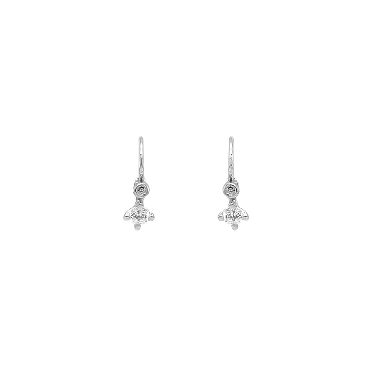 Golden Children Earrings with Zircones