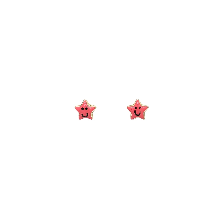 Gold Peck Earrings Starfish