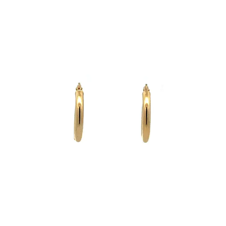 Gold Earrings Circles