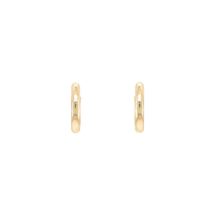 Gold Earrings Circles