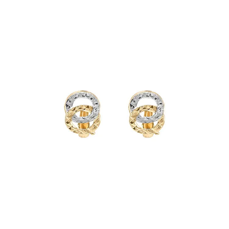 Earrings made of Combination Gold
