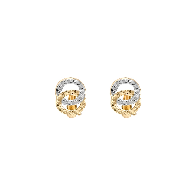 Earrings made of Combination Gold