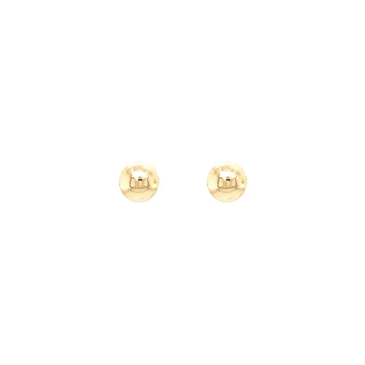 Gold Earrings Beads
