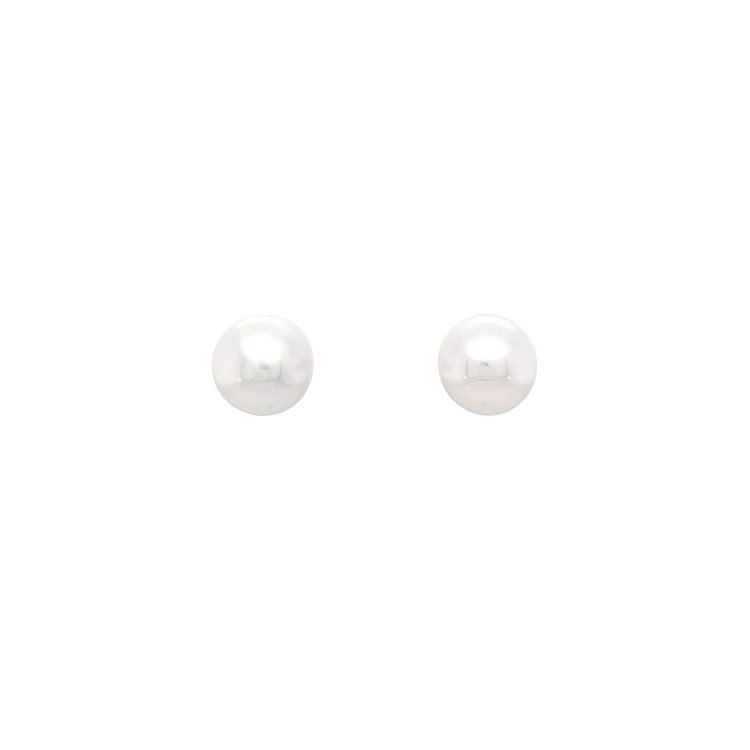 Gold Pecko Earrings with Pearl