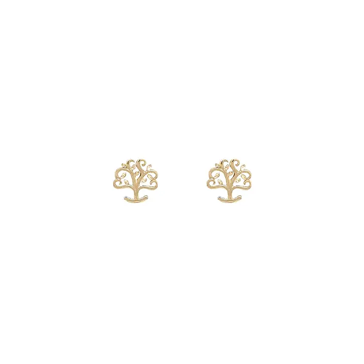 Gold Earrings Tree of Zittau