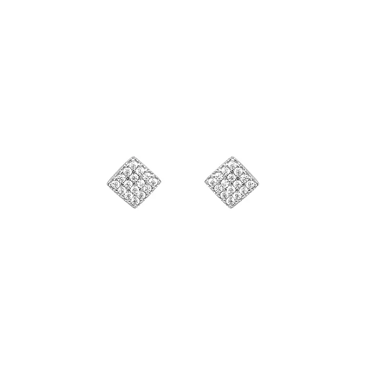 Gold Earrings Earrings with Zircons