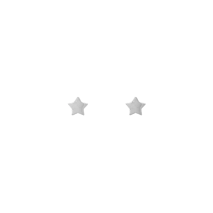 Gold stud earrings stars