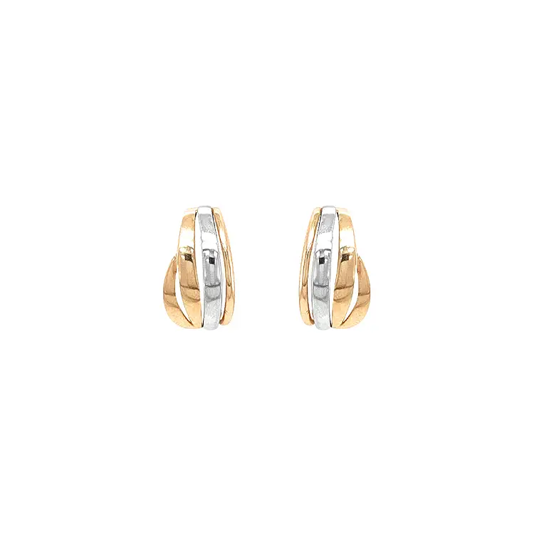 Earrings made of Combination Gold