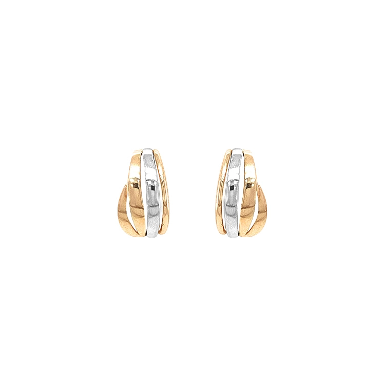 Earrings made of Combination Gold