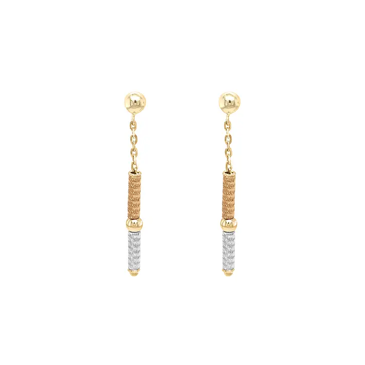 Earrings made of Combination Gold