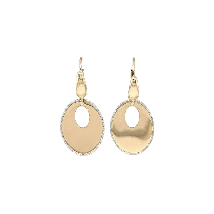 Gold dangle earrings