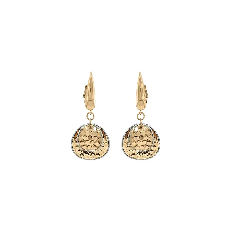 Gold dangle earrings