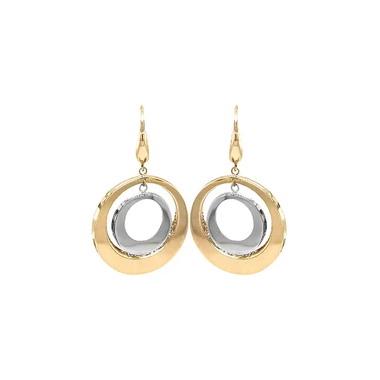 Gold Combination dangle earrings