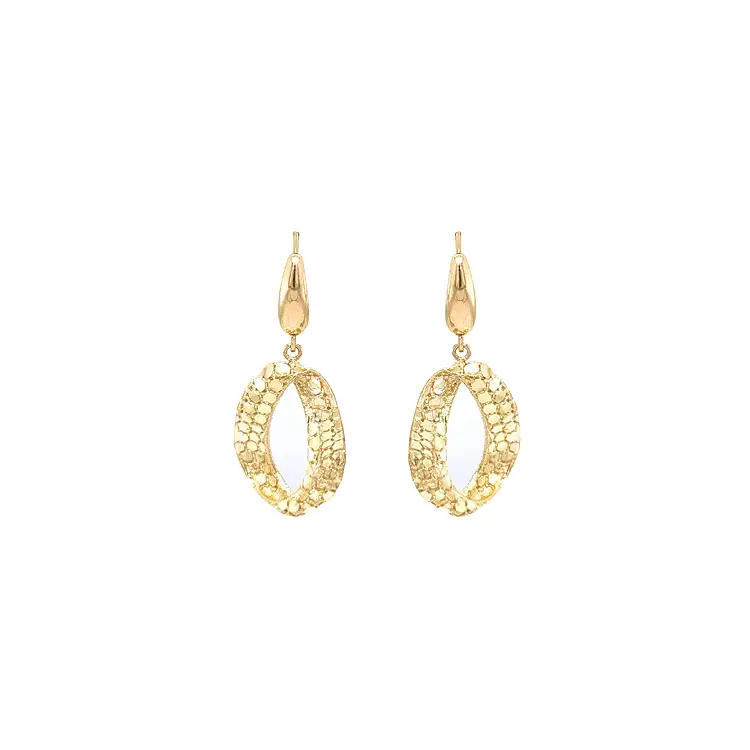 Gold dangle earrings