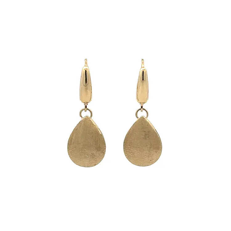 Gold dangle earrings