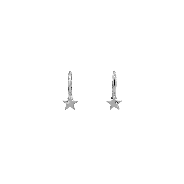 Gold Baby Earrings Starfish