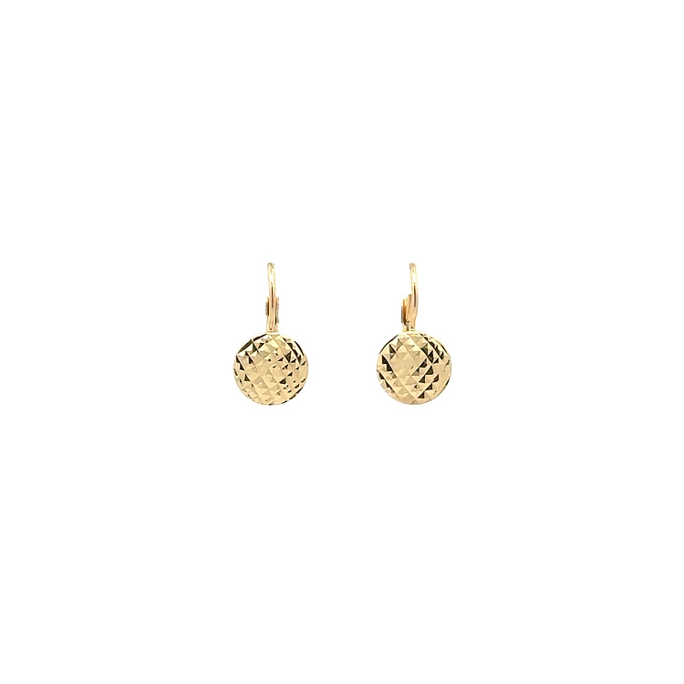 Gold dangle earrings