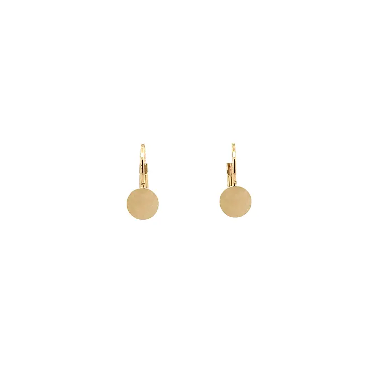 Gold dangle earrings