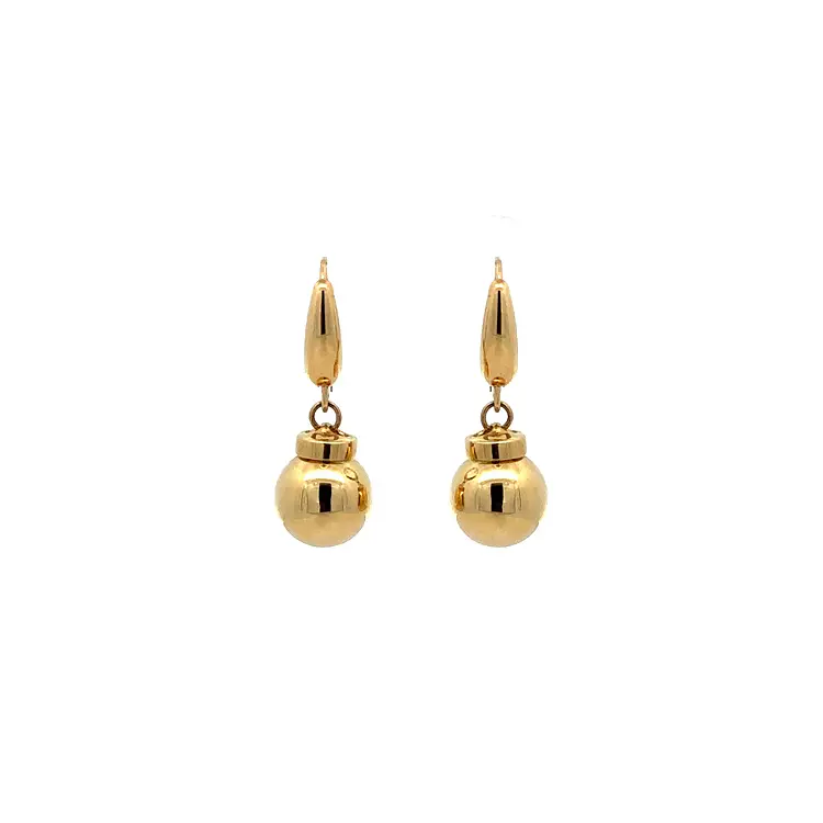 Gold dangle earrings