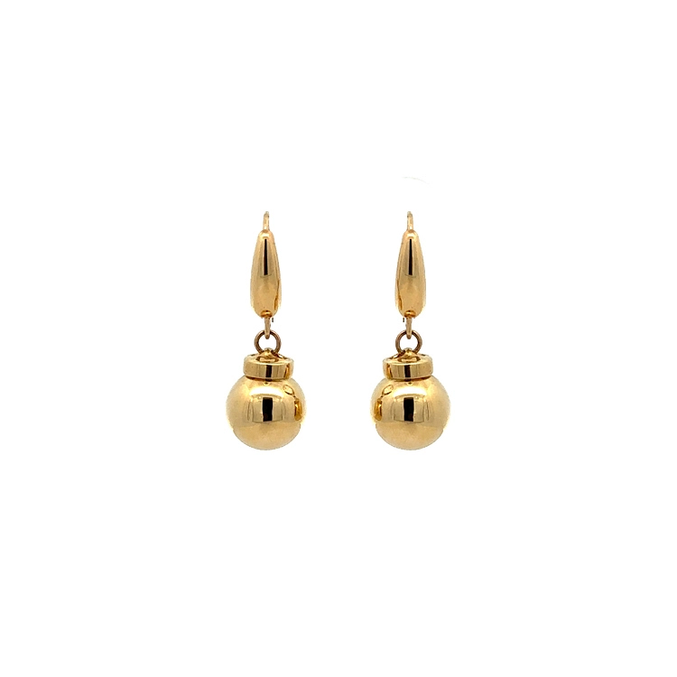 Gold dangle earrings