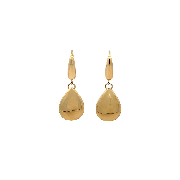 Gold dangle earrings