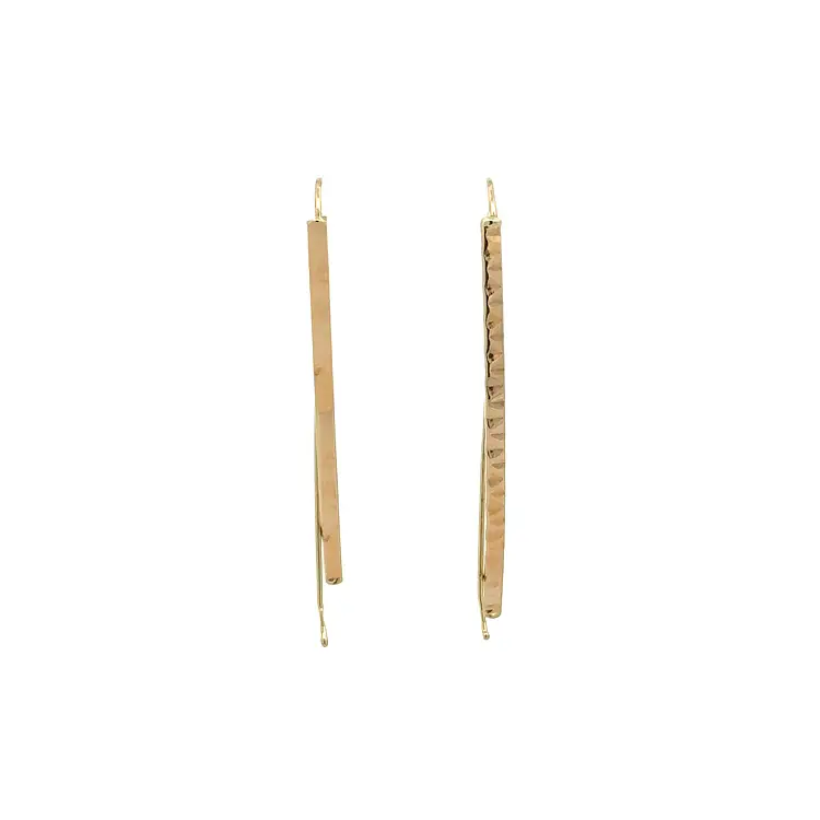 Gold dangle earrings