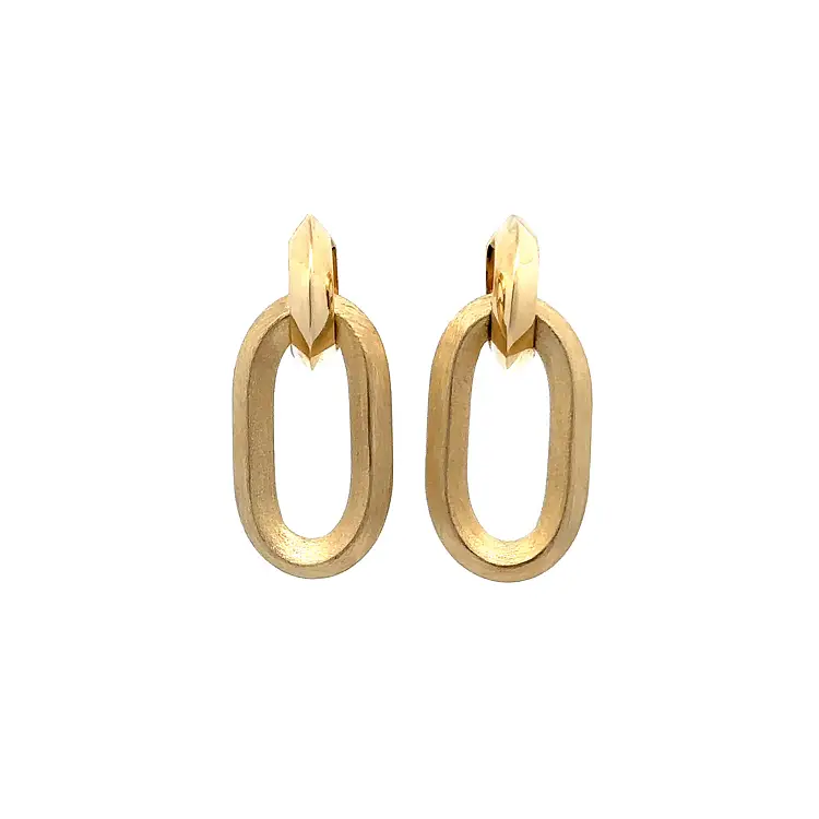 Gold dangle earrings