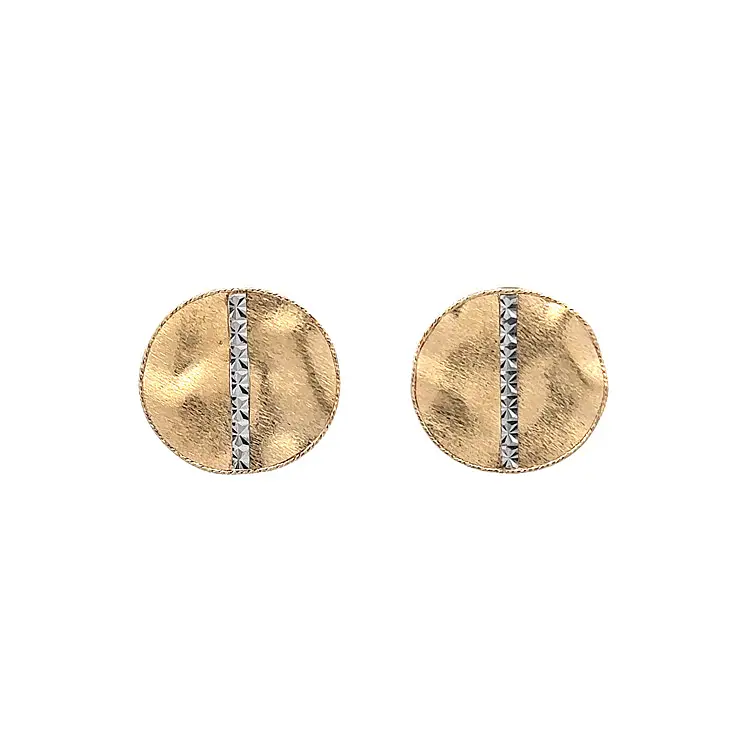 Earrings made of Combination Gold