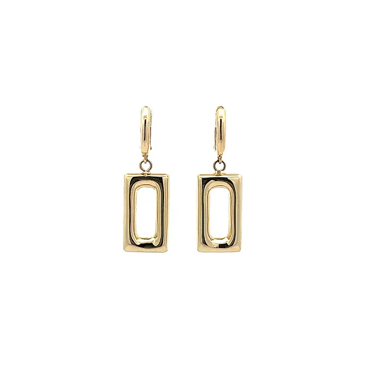 Gold dangle earrings