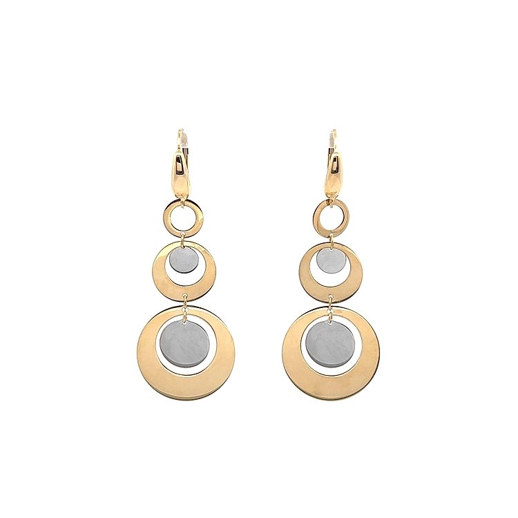Earrings made of Combination Gold
