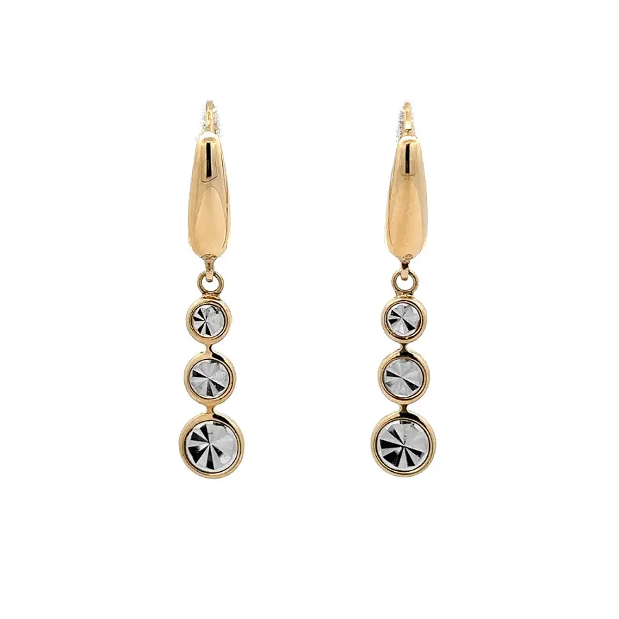 Earrings made of Combination Gold
