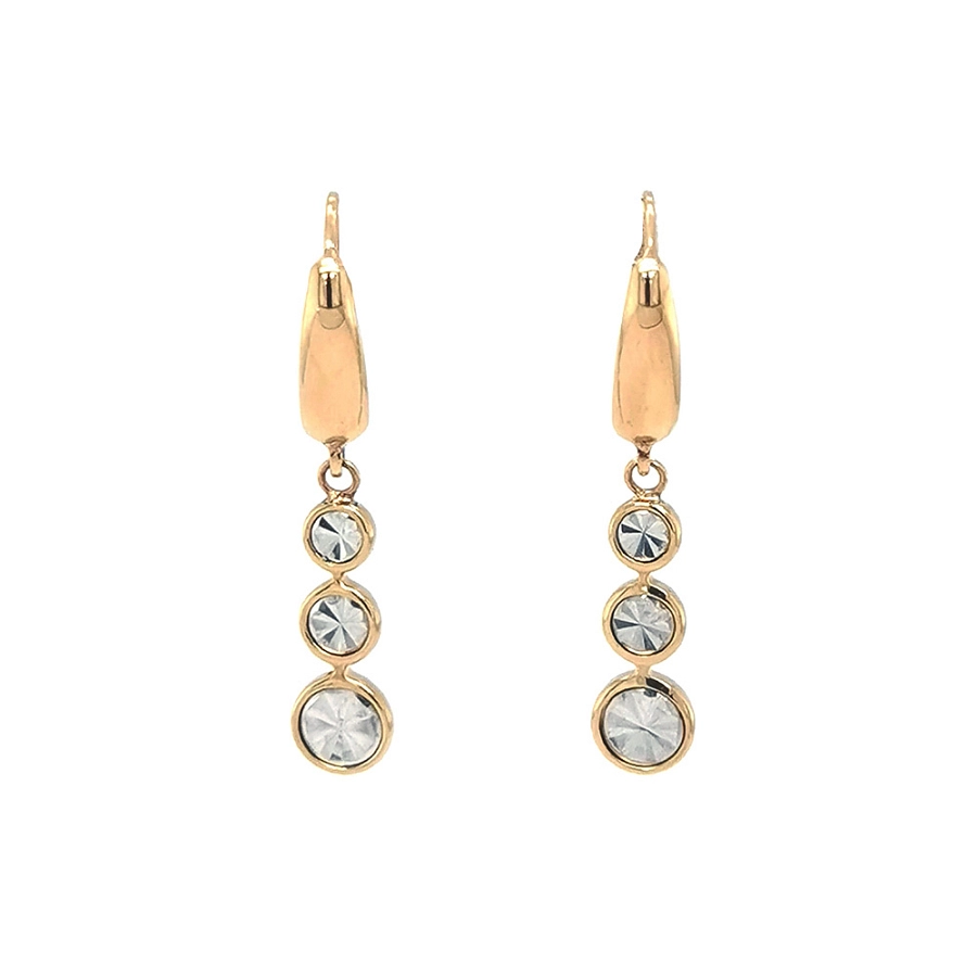 Earrings made of Combination Gold