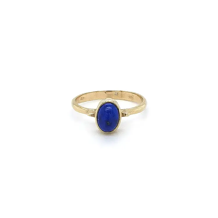Gold Ring with Lapis Lazuli