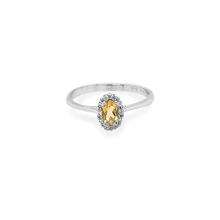 Gold Ring with Colored Stones