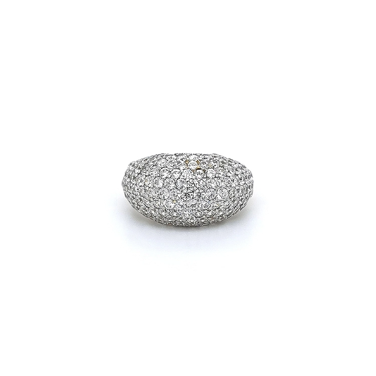 Gold Ring with Zircons