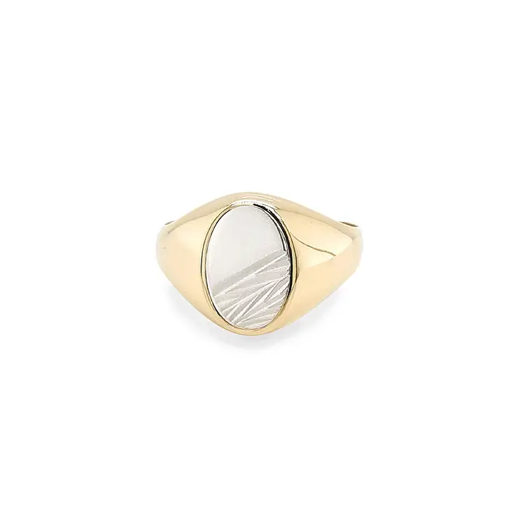 Men's Combination Gold Ring