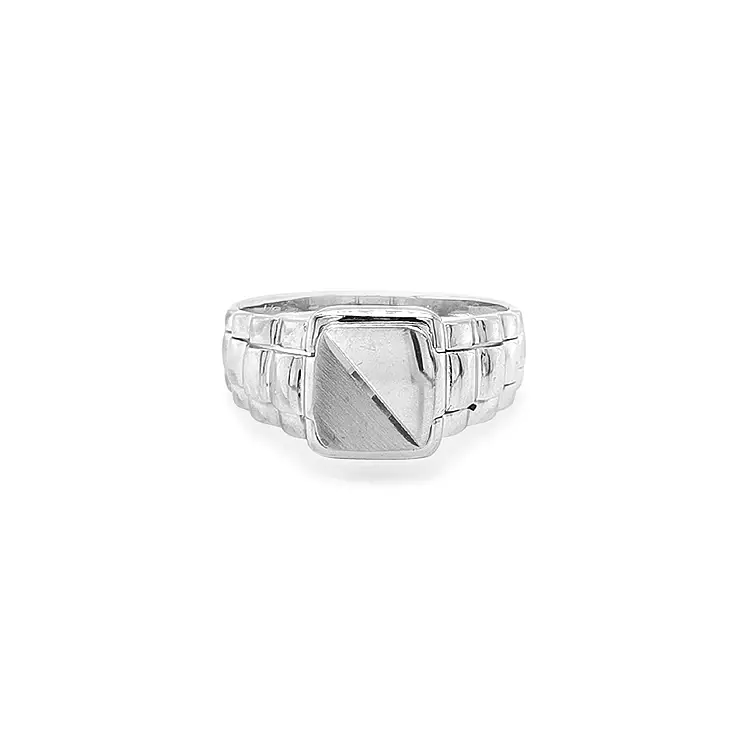 Men's White Gold Ring