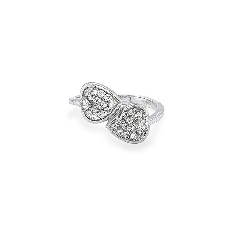 Gold Ring with Zircons