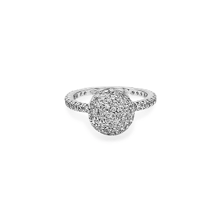 Gold Ring with Zircons