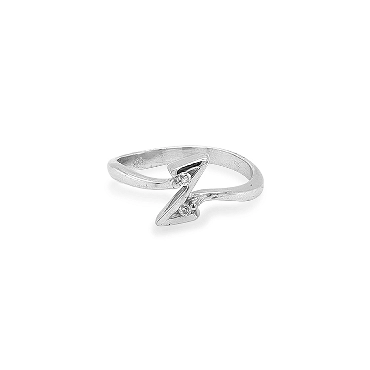 Gold Ring with Zircons