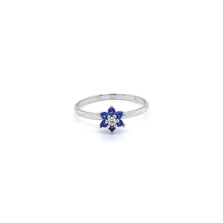 White Gold Sapphire Ring