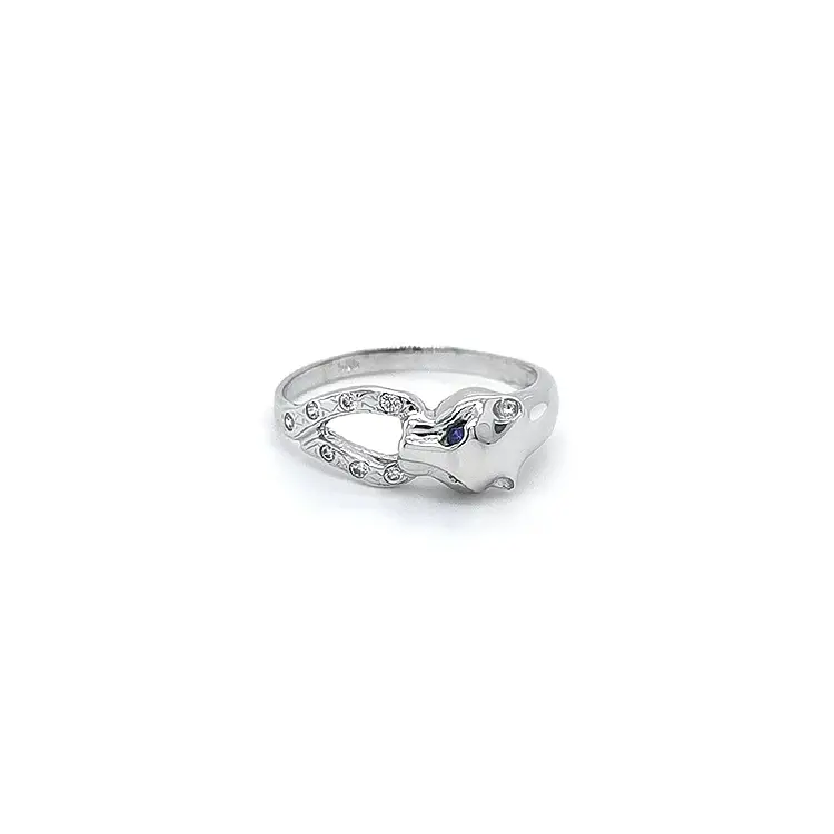 White Gold Sapphire Ring