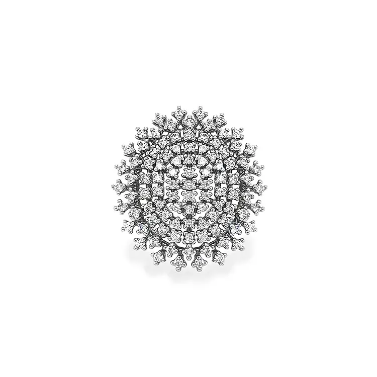 Gold Ring with Zircons