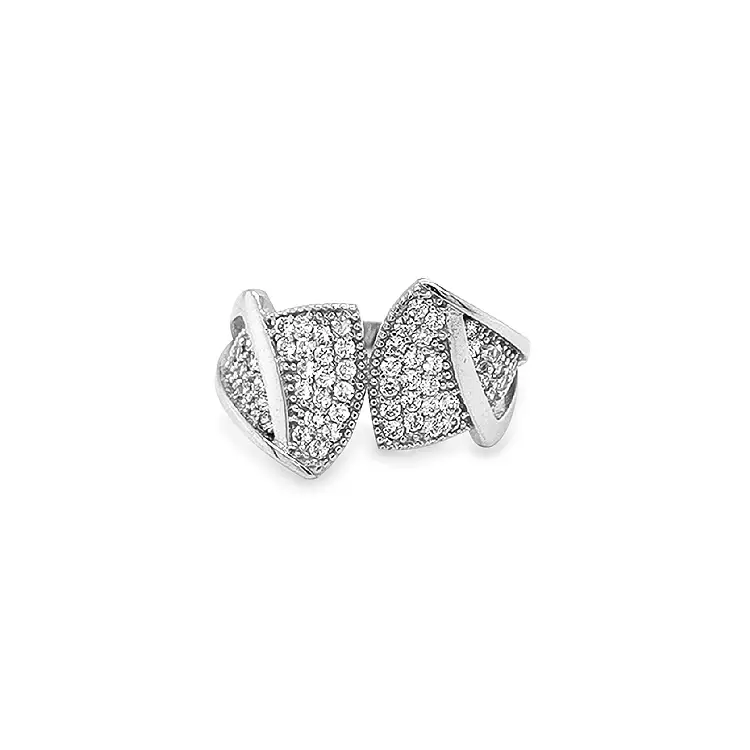 Gold Ring with Zircons