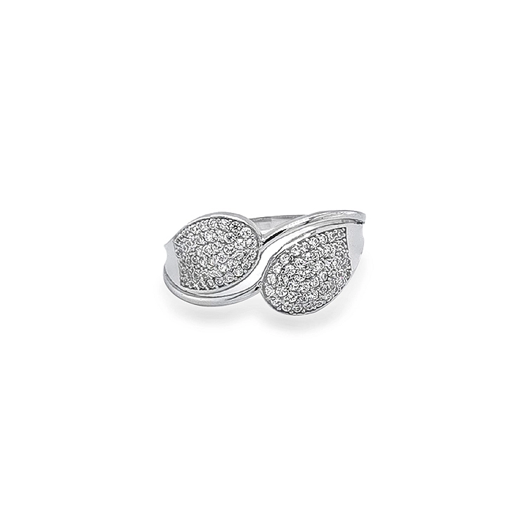 Gold Ring with Zircons