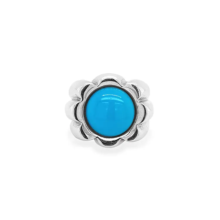 Golden Ring with Turquoise